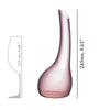 Riedel Decanter Hand-made Cornetto Confetti Pink Riedel Decanter Hand-made Cornetto Confetti Pink