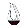 Riedel Decanter Hand-made Fatto A Mano Amadeo Black White Optical Riedel Decanter Hand-made Fatto A Mano Amadeo Black White Optical
