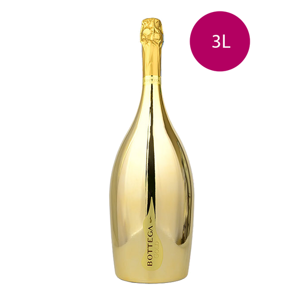 Wines Wholesales - Bottega Prosecco Gold (Gold plated) Jeroboam 3L