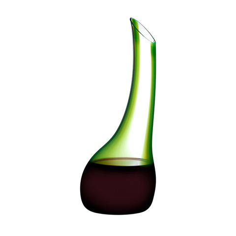 Riedel Decanter Hand-made Cornetto Confetti Green Riedel Decanter Hand-made Cornetto Confetti Green