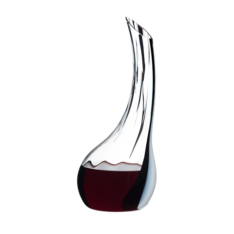 Riedel Decanter Hand-made Cornetto Fatto A Mano Black White Black Optical Riedel Decanter Hand-made Cornetto Fatto A Mano Black White Black Optical