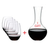 Riedel O Wine Tumbler Cabernet / Merlot + Gift Decanter Set Riedel O Wine Tumbler Cabernet / Merlot + Gift Decanter Set