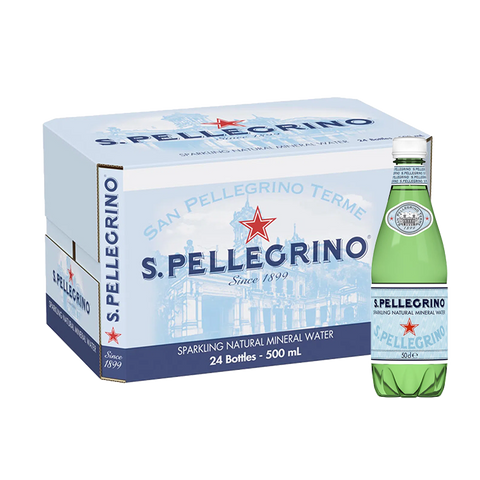 San Pellegrino Natural Sparkling Mineral Water (500ML x 24 PET bottles) San Pellegrino Natural Sparkling Mineral Water (500ML x 24 PET bottles)