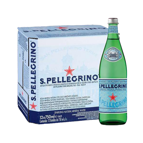 San Pellegrino Natural Sparkling Mineral Water (750ML x 12 Glass bottles) San Pellegrino Natural Sparkling Mineral Water (750ML x 12 Glass bottles)