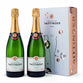 Taittinger Brut Reserve Twin Pack Gift Box
