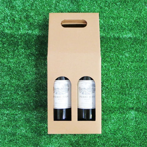 Cardboard Dual Box Wine Carrier Cardboard Dual Box Wine Carrier