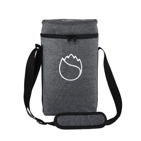 Freshore Insulated Portable Dual Wine Bag - Gray Freshore Insulated Portable Dual Wine Bag - Gray