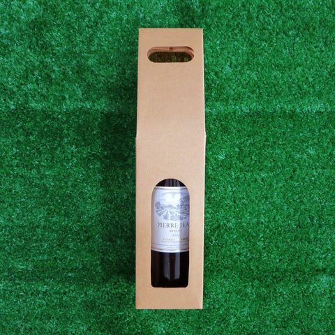 Cardboard Single Box Wine Carrier Cardboard Single Box Wine Carrier