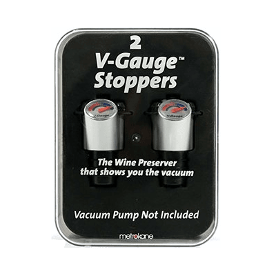 Metrokane V Gauge Wine Stoppers Metrokane V Gauge Wine Stoppers