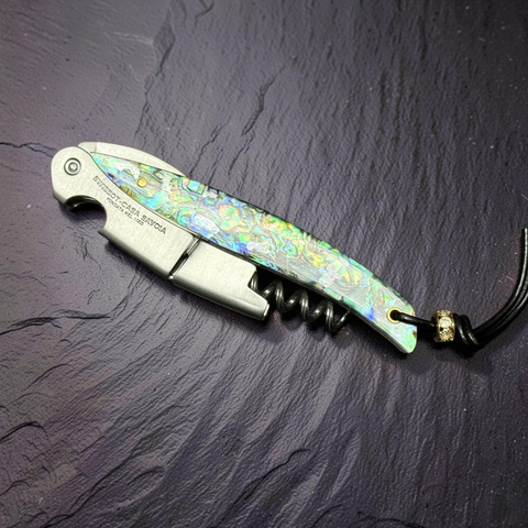 Stainless Steel Wine Corkscrew Opener Seashell Handle