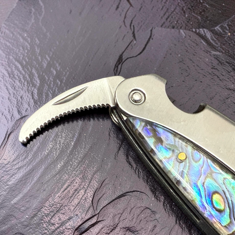 Stainless Steel Wine Corkscrew Opener Seashell Handle