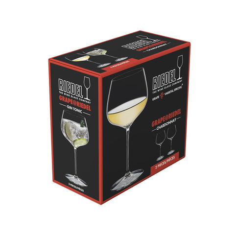 Riedel Grape@Riedel Chardonnay / Gin Tonic (Set of 2 glasses)