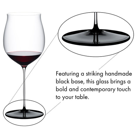 Riedel Hand-made Fatto A Mano Black Tie Burgundy Grand Cru (Single Pack)