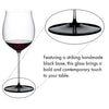 Riedel Hand-made Fatto A Mano Black Tie Burgundy Grand Cru (Single Pack)