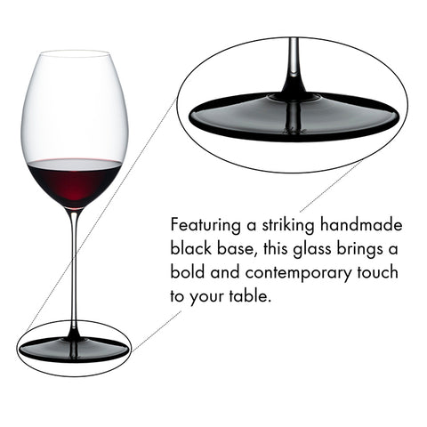 Riedel Hand-made Fatto A Mano Black Tie Hermitage (Single Pack)