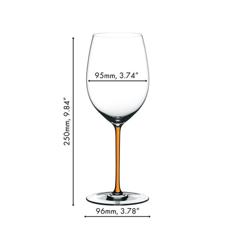 Riedel Hand-made Fatto A Mano Cabernet Merlot - Orange (Single Pack)