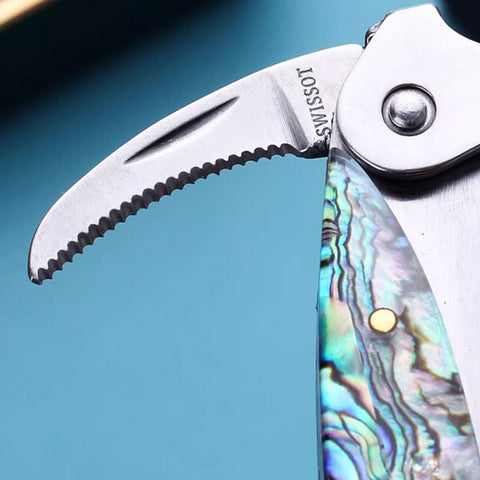 Stainless Steel Wine Corkscrew Opener Seashell Handle