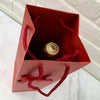 Wine Carrier with Ribbon - Red
