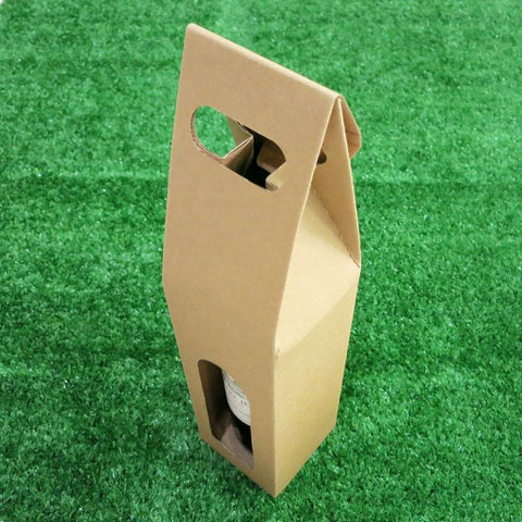Cardboard Single Box Wine Carrier